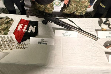 Los adolescentes aprehendidos tenían armas de fuego y granadas en su poder.