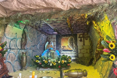 Santo Sepulcro en la Normal de La Presentación en Pensilvania (Caldas).