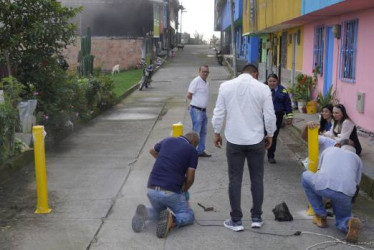  Fotos I Facebook Alcaldía I LA PATRIA  Por esta vía en un municipio del oriente caldense solo podrán transitar motocicletas. Una falla geológica obligó a cerrar de manera definitiva, dice la Alcaldía.