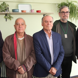 Fotos | Argemiro Idárraga | LA PATRIA Luis Fernando Sánchez, Hernán Giraldo, Albeiro Valencia, Álvaro Gartner y Gonzalo Duque.
