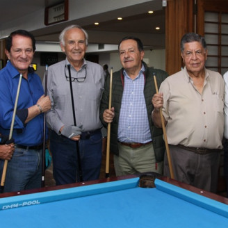 Fotos | Argemiro Idárraga | LA PATRIA Carlos Germán Mejía, Gustavo Rivillas, Rubián Zamora, Álvaro Callejas, Ancízar Ramírez, Armando Grisales, Fabián Escobar Montoya y Guillermo Hurtado Mejía.