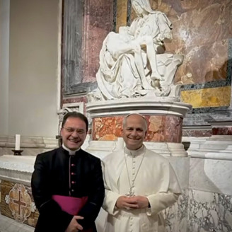 Sacerdote manizaleño celebró con el papa