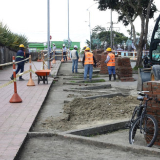 La obra de la ciclobanda sigue, pero condicionada