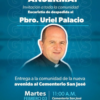 Despidieron al padre Uriel Palacio Foto | LA PATRIA
