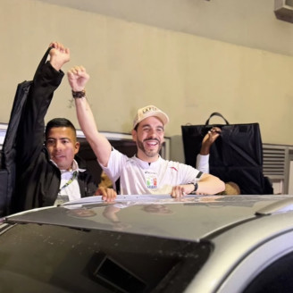 Abelardo con la del Once Foto | LA PATRIA