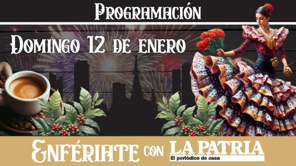 Programación Feria de Manizales: domingo 12 de enero del 2025 Programación Feria de Manizales: domingo 12 de enero del 2025