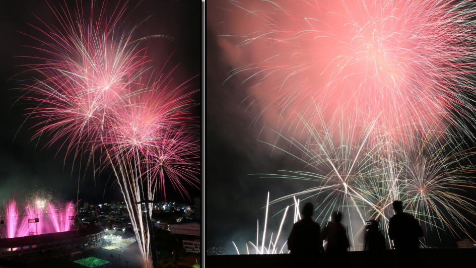 Los drones fueron la antesala y la pirotecnia, el punto culminante de los Juegos Piromusicales de la Feria de Manizales. El estadio Palogrande fue rodeado este martes (6 de enero) por la expectativa y las ovaciones.
