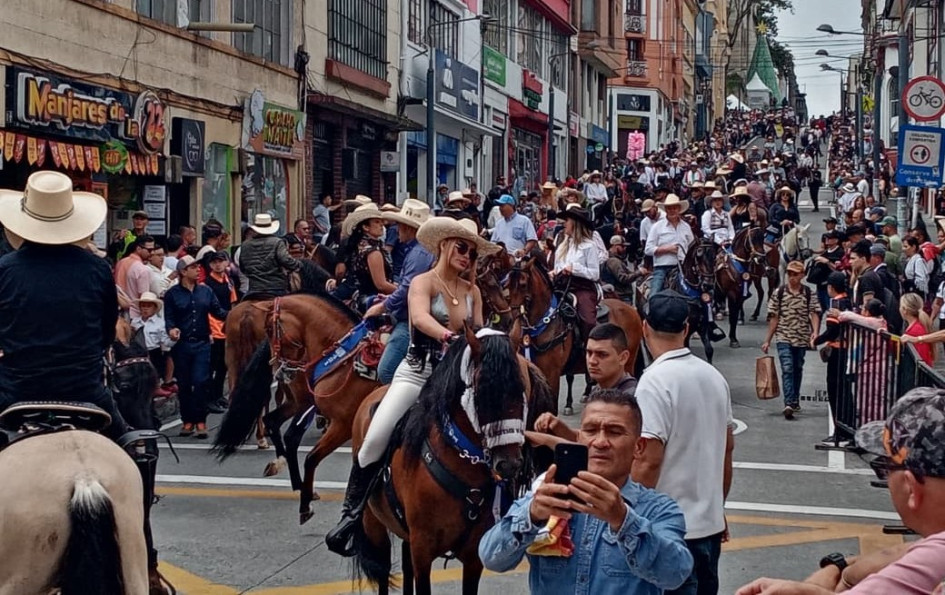Cabalgata de la edición 69 de la Feria de Manizales. 