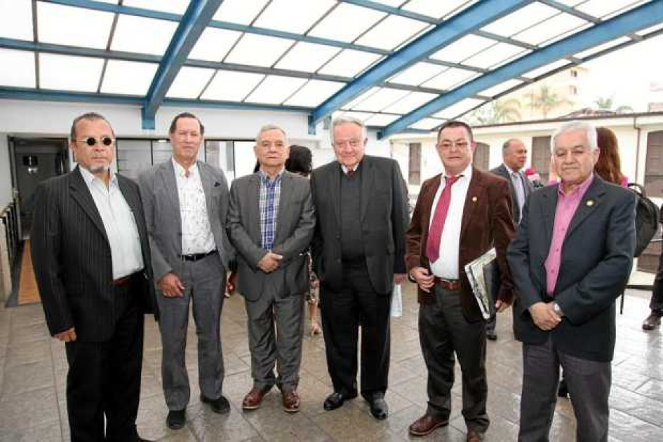 Fotos/Argemiro Idárraga/LA PATRIA     Julián Chica, Germán Ocampo, Octavio Hernández, Rodrigo Llano Isaza, Ángel María Ocampo y