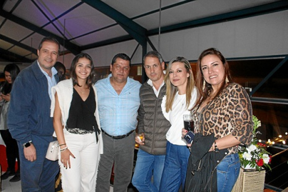 Fotos| Luis Trejos| LA PATRIA Juan Carlos Giraldo López, Juanita Ocampo Monsalve, Mauricio Ocampo Sierra, Santiago Arboleda Palacio, María Carolina Andrade Arboleda y Claudia Eliana Ortiz de Giraldo.