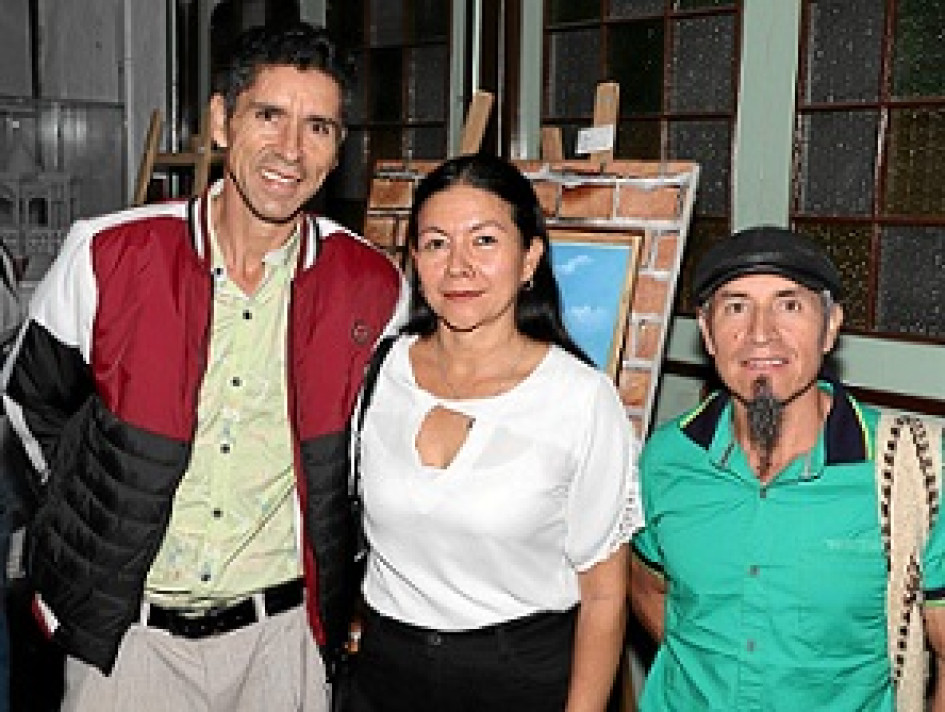 Fotos | Fernando Rodríguez | LA PATRIA John Jaime Vélez, Gloria Patricia Bedoya y Adalberto Gil.
