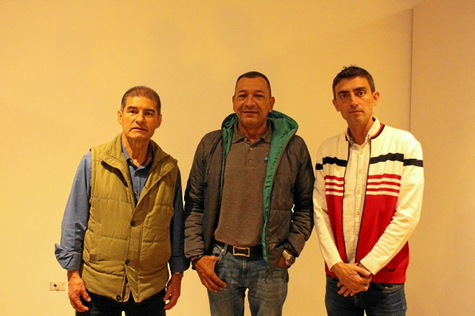 Fotos | Luis Trejos | LA PATRIA Luis Alfonso Ceballos, Martín Ocampo y Julián Zuluaga.