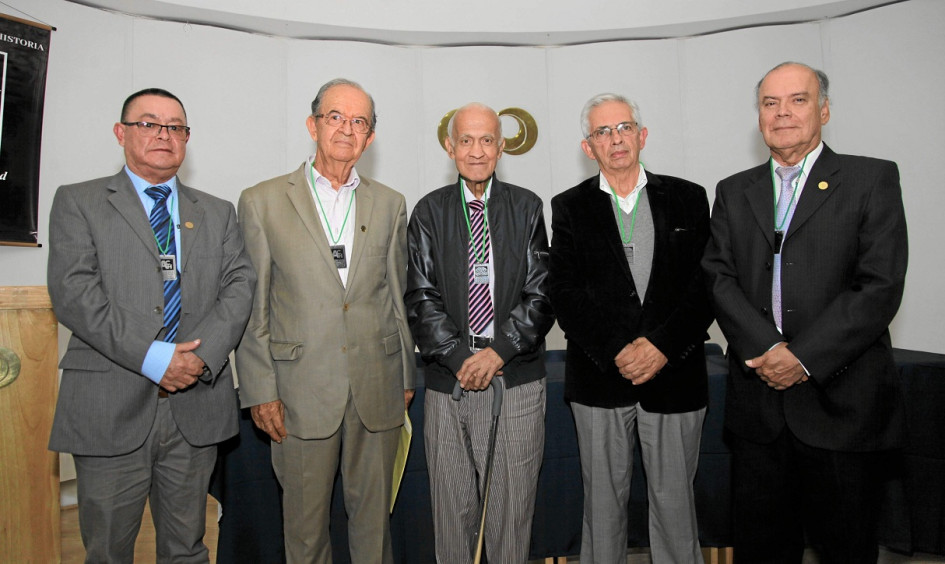 Fotos | Argemiro Idárraga | LA PATRIA Ángel María Ocampo Cardona, Víctor Zuluaga Gómez, Óscar Gaviria Valencia, José Germán Hoyos y Albeiro Valencia Llano.
