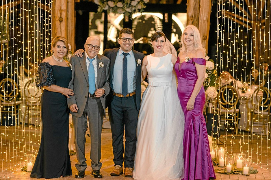 Elizabeth López, Jaime Ramírez, Juan Sebastián Ramírez López, Mirella Nardo y Mónica Nardo.