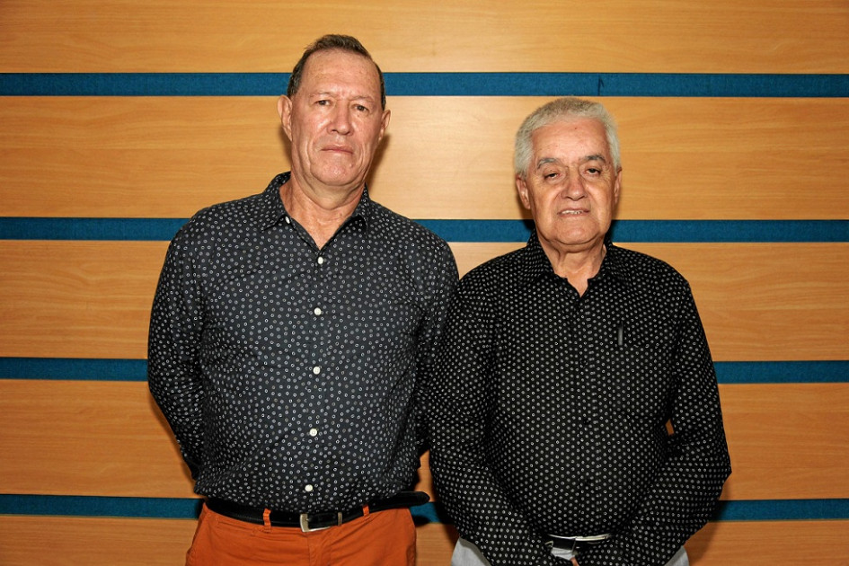 Fotos | Argemiro Idárraga | LA PATRIA  Germán Ocampo Correa y Fabio Vélez Correa.