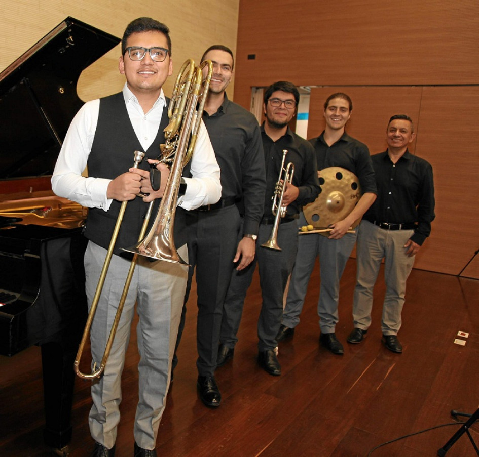 Fotos | Argemiro Idárraga | LA PATRIA  Músicos: David Pérez Pantoja, Daniel Uribe, Daniel Moreno, Nicolás Echeverri y Alexis Quevedo.