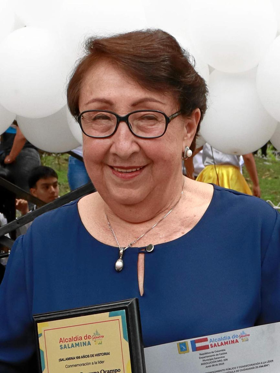 Fotos | Luis Fernando Rodríguez | LA PATRIA Alba Teresa Ocampo, docente pensionada.