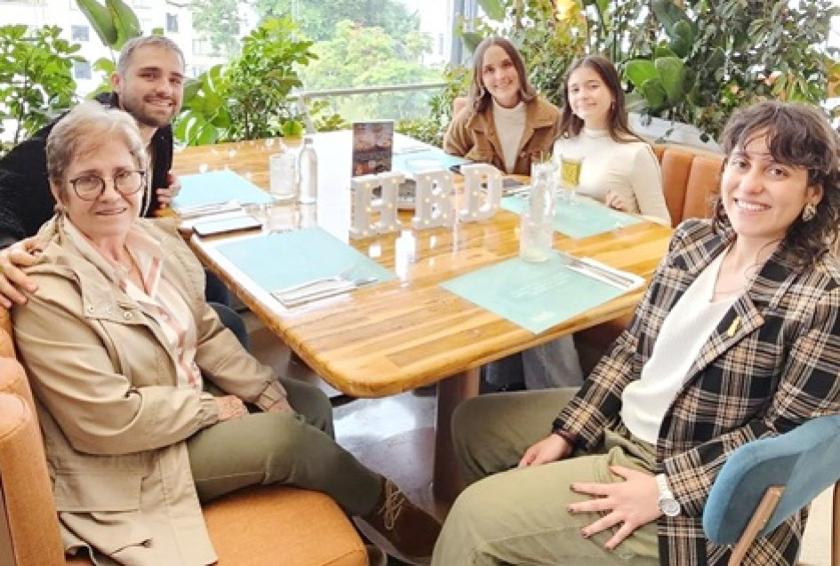 Foto | Lector | LA PATRIA Gloria Carmenza Giraldo, Nicolás Giraldo, Andrea Jaramillo, Martina Giraldo y Daniela Moya.
