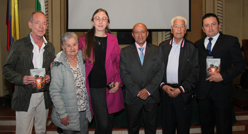 Jaime Vandenenden, María Lucy Giraldo, María Virginia Cardona, Jhon Jairo López Pérez, Octavio Zapata y Luis Delgado.