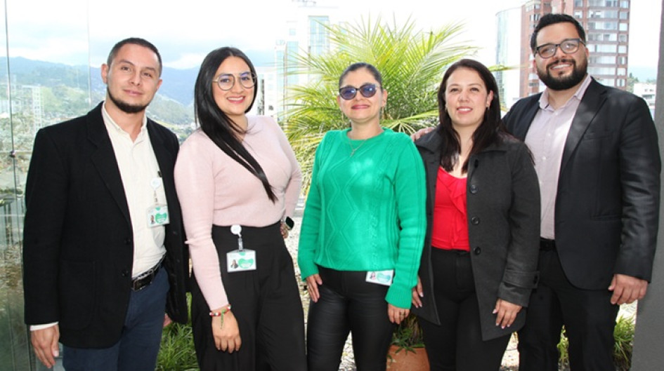 Andrés Felipe Márquez, Luz Edith Tabares, Sandra Milena Loaiza, Leidy Johanna Sánchez y Juan Sebastián Montoya.