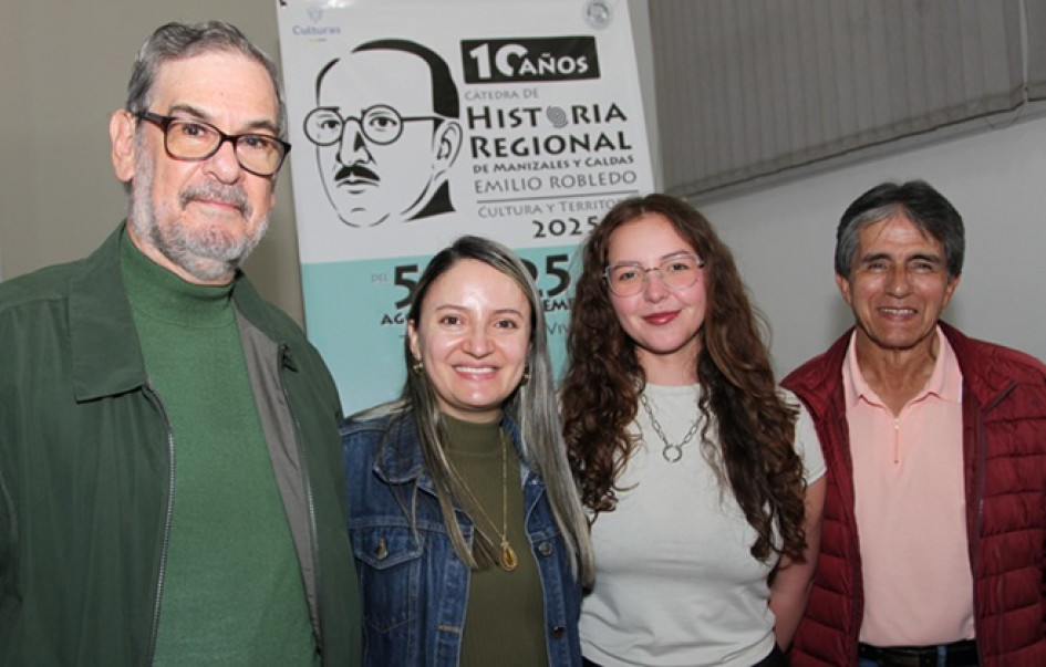 Álvaro Gartner Posada, Ángela Patricia Velásquez, María Alejandra Abril y José Fernando Buriticá.
