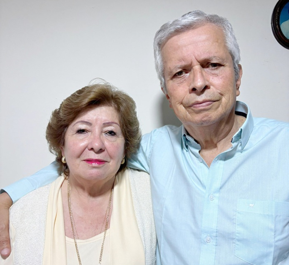 Foto | Suscriptor | LA PATRIA Guillermo Salgado y su esposa, Gloria Inés Cabra, celebraron sus 54 años de matrimonio, una unión construida sobre el amor, el respeto y la compañía a lo largo de más de cinco décadas.
