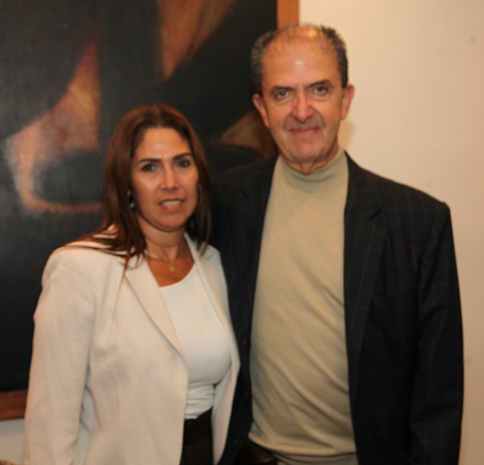 Foto | Argemiro Idárraga | LA PATRIA Liliana Patricia Muriel y Juan Carlos Zuluaga compartieron un almuerzo en el Club Manizales sede Centro.