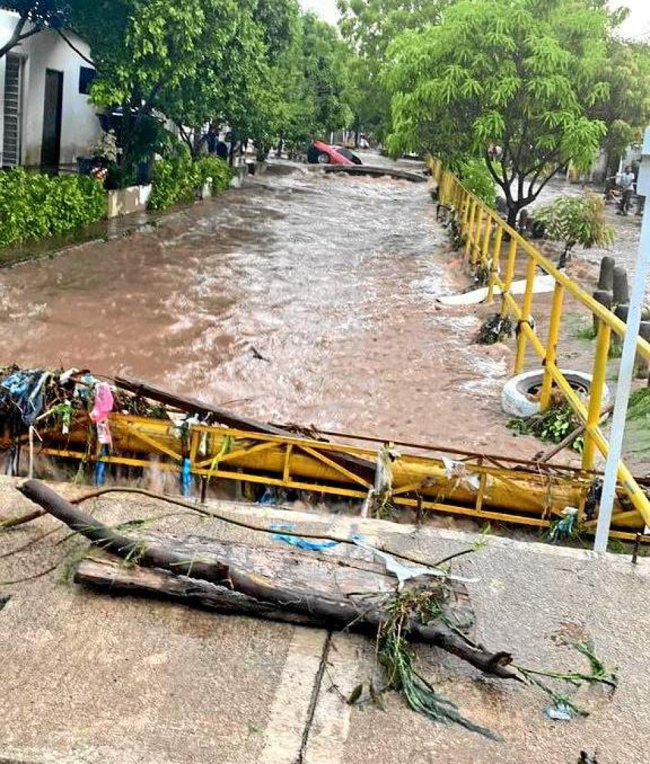 Foto | Tomada de @svilardyq | LA PATRIA 4.500 familias damnificadas por la inundación en Bosconia.