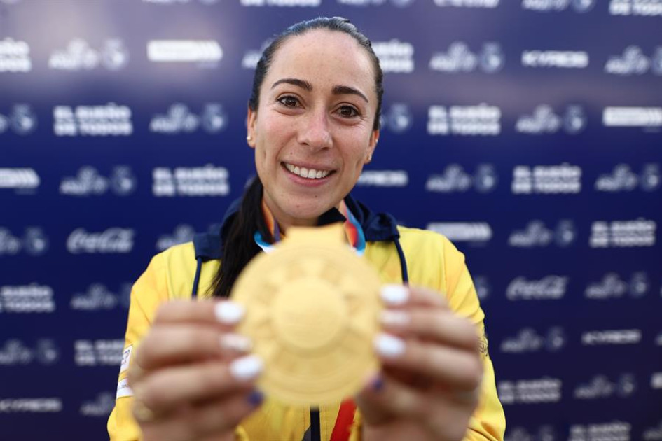 Mariana Pajón, campeona suramericana del BMX