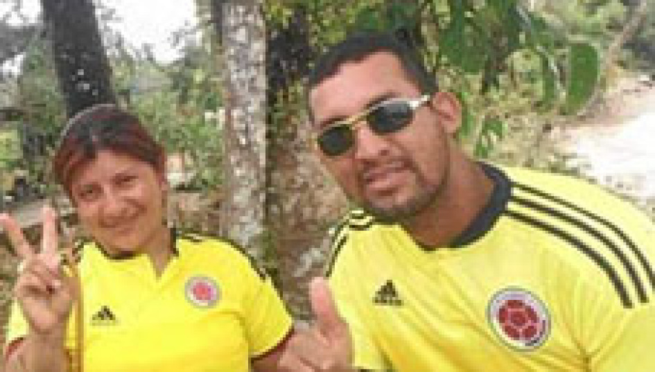 Foto | Imagen compartida por el Alto Comisionado para la Paz | LAPATRIA  En la foto, líder social Sócrates Sevillano y su esposa, Cielo Ruales.