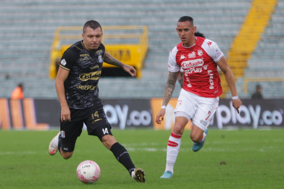 Once Caldas, eliminado de la Liga: perdió 2-1 ante Santa Fe