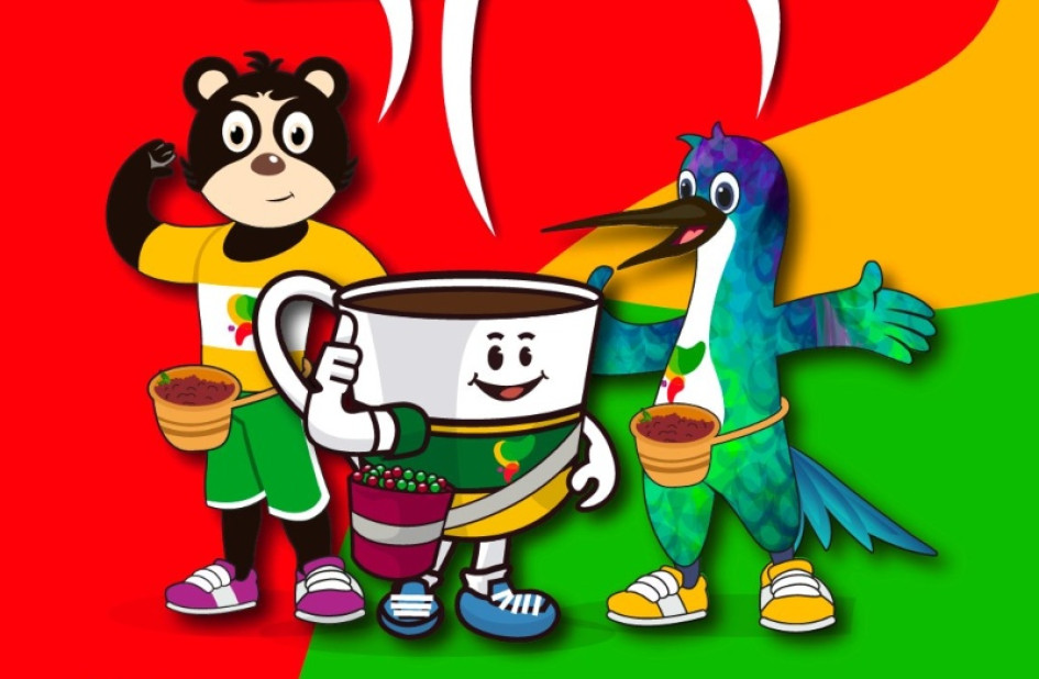 Escoja entre Tinto, Trochi y Andi como personaje de los Juegos Nacionales 2023