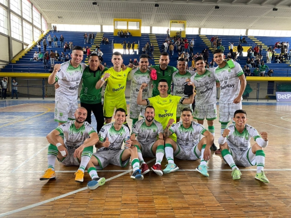 El equipo de fútbol sala de la Universidad de Manizales.