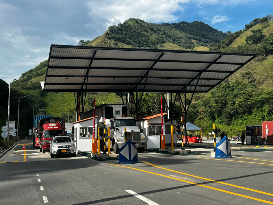 El nuevo lugar en el que funciona el peaje.