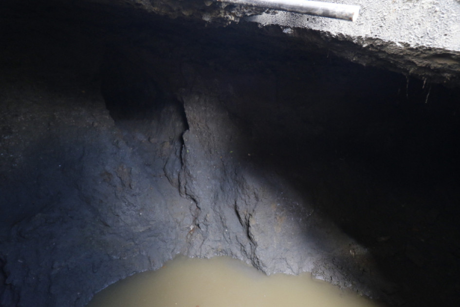 terreno colmatado en el barrio La Isabela de Villamaría