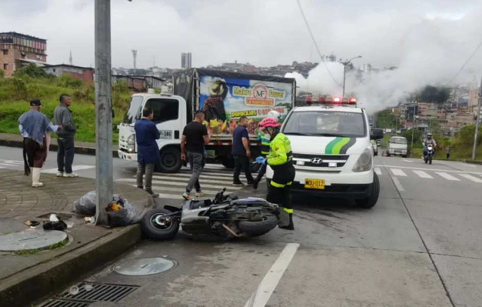 En esta esquina ocurrió el accidente. 