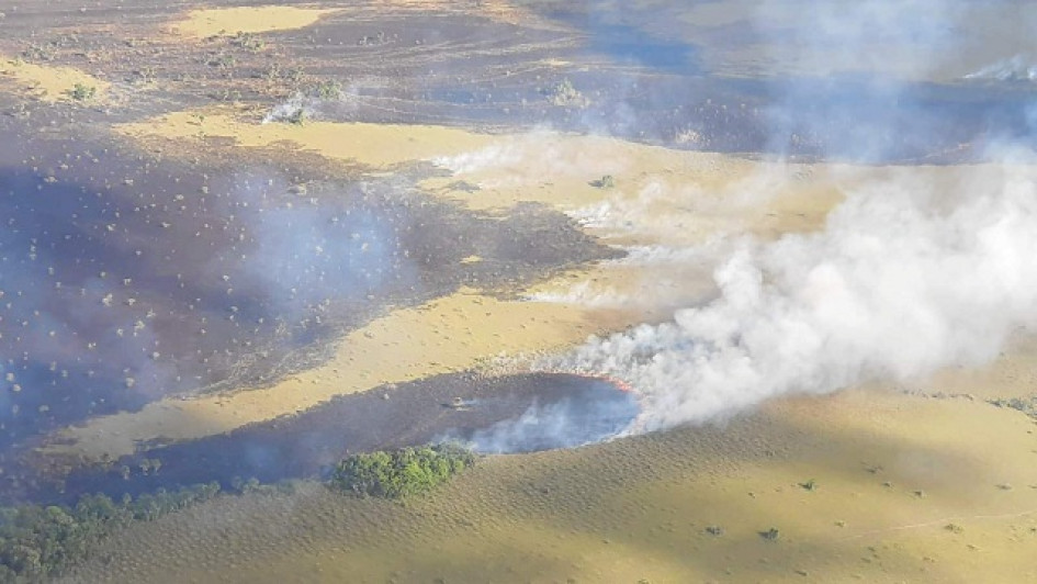 Foto | @FuerzaAereaCol | LA PATRIA  La UNGRD informó ayer que del 16 diciembre de 2022 al 15 febrero de 2023 hubo 478 incendios de cobertura vegetal que afectaron a 24 municipios del país y que consumieron 21.858 hectáreas de vegetación.