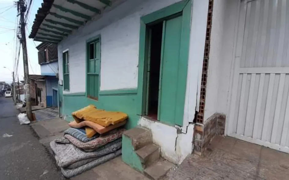 En esta vivienda encontraron a los consumidores.