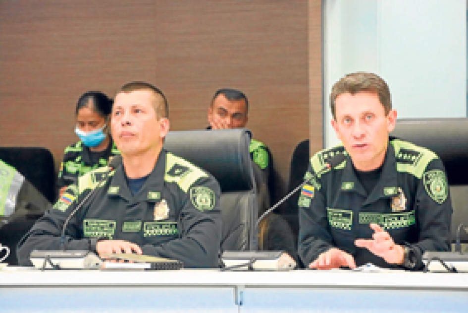 Foto | @DirectorPolicia | LA PATRIA  El general Henry Armando Sanabria, director de la Policía, dijo que en enero no hubo erradicación porque “ese mes como todos los años se dedica al tema administrativo para la contratación de erradicadores y toda la parte administrativa que se requiere para el año fiscal”.