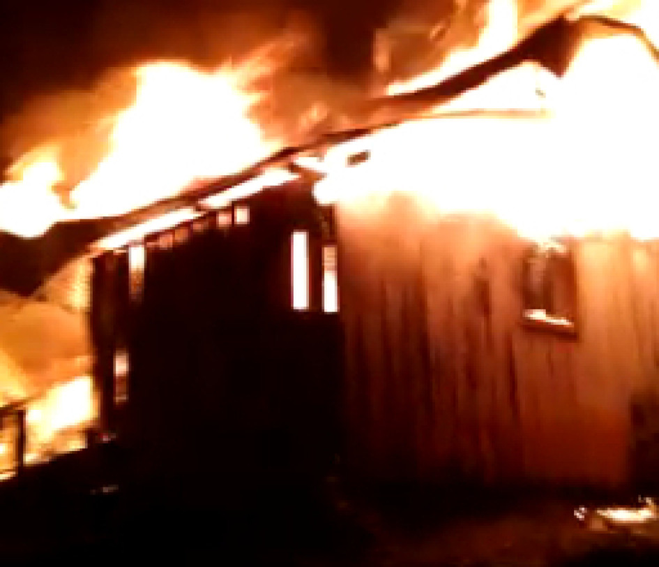 Incendio en Fresno (Tolima).