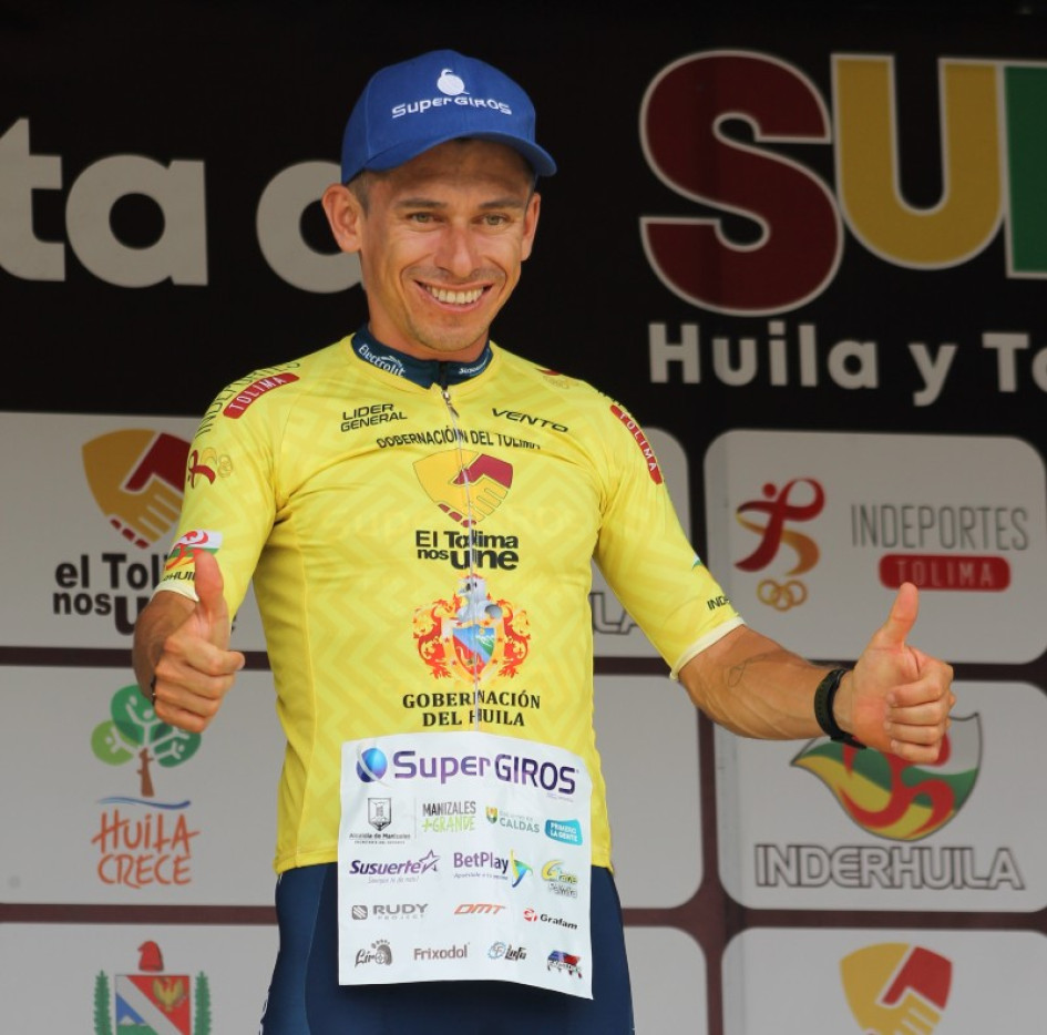 Dídier Chaparro llegó este sábado de tercero a la meta, pero se consolida como líder en la general.