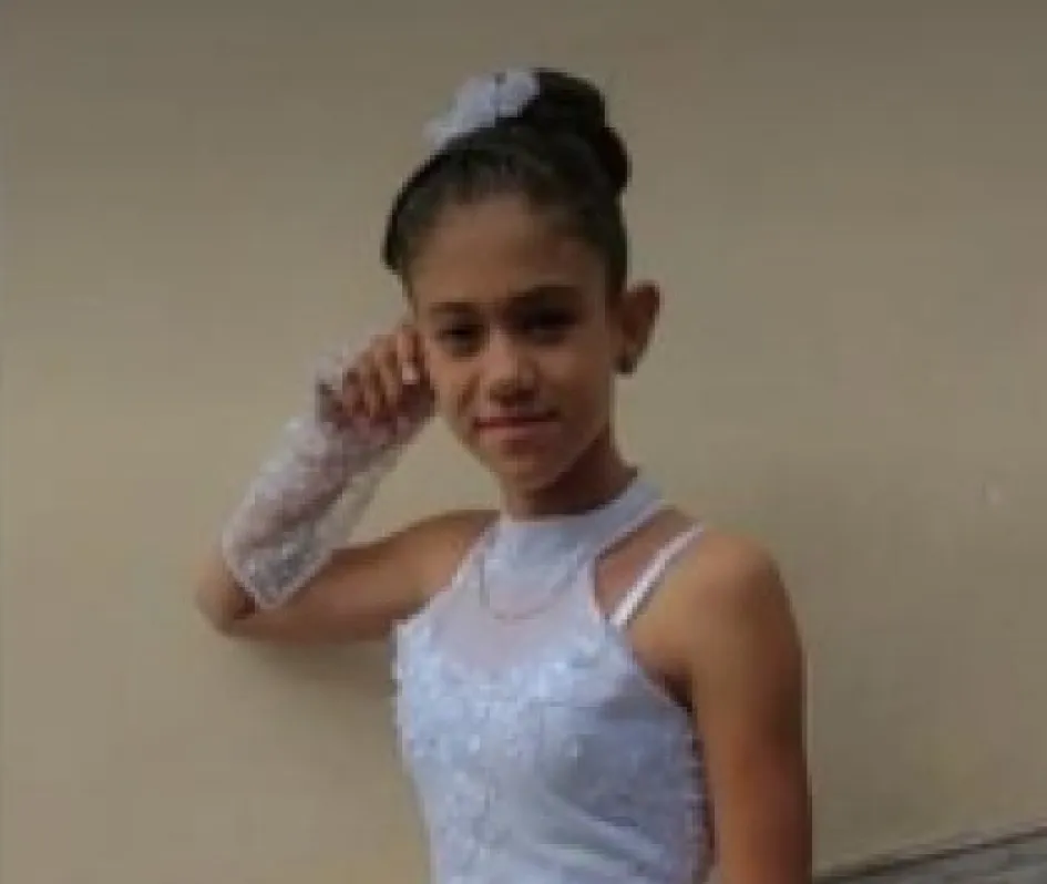 Leidy Johana Ceballos Arce, de 13 años.