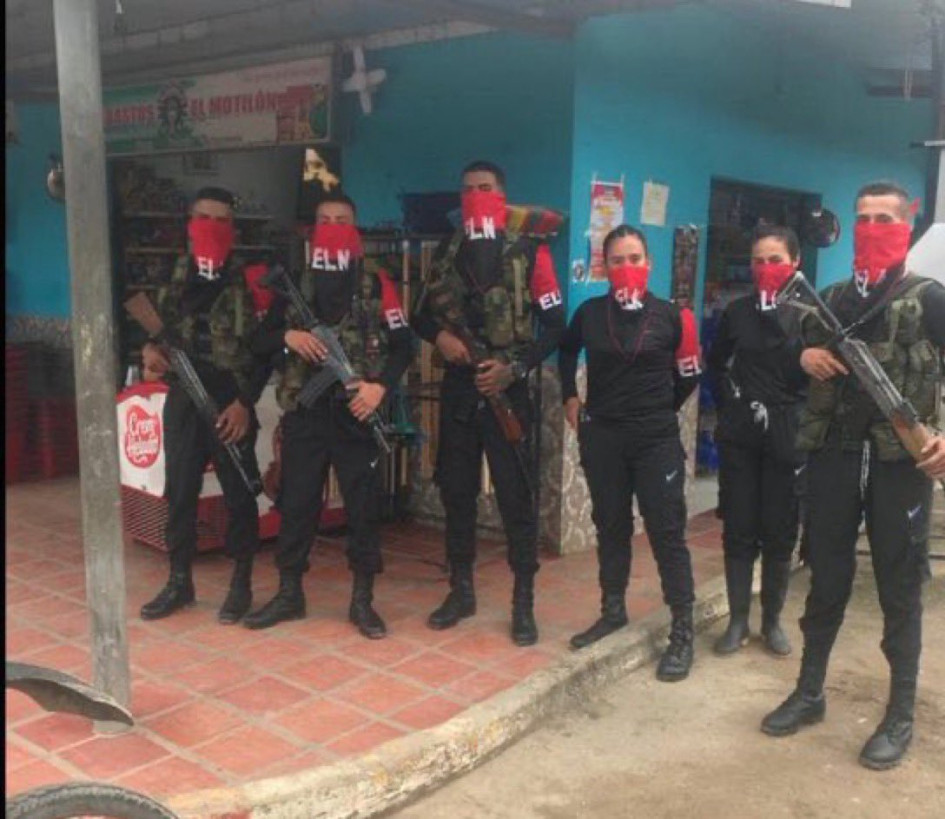 Reproducción / LA PATRIA  El Eln tiene influencia y control en muchas de estas zonas del Catatumbo, donde es común que se paseen por pueblos y veredas uniformados y armados.