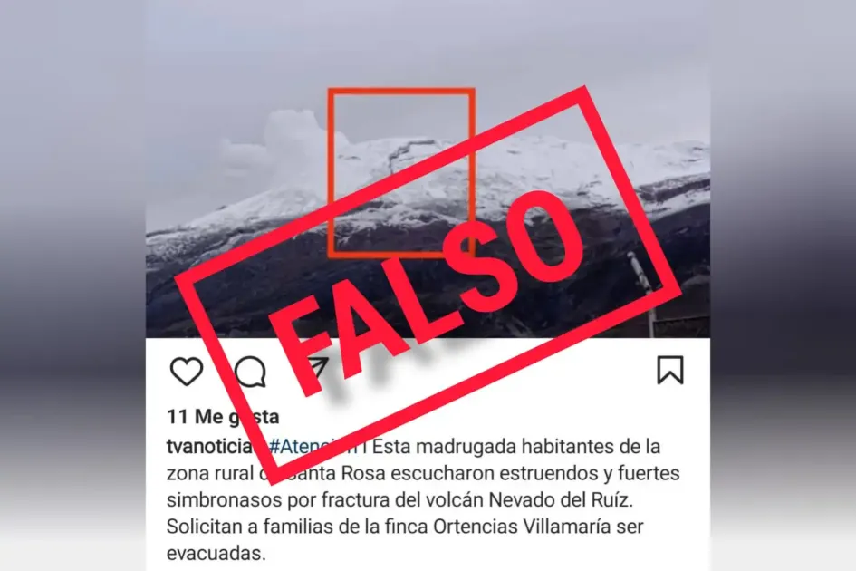 La imagen que fue publicada en redes sociales. 