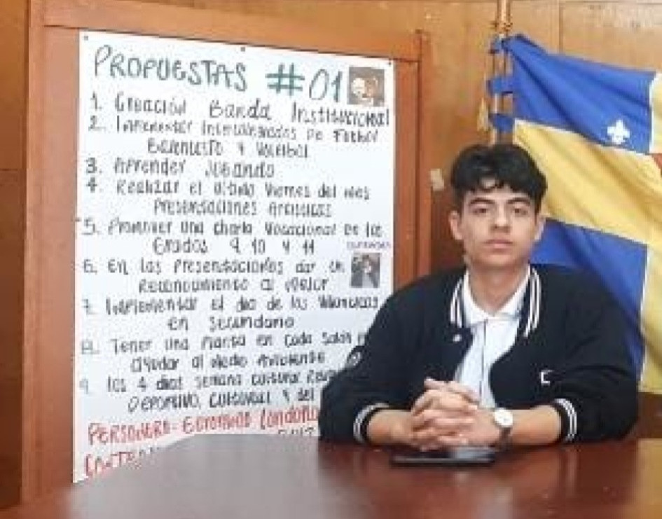 José Gerónimo Londoño Londoño, personero del colegio Santa Teresita, de Chinchiná