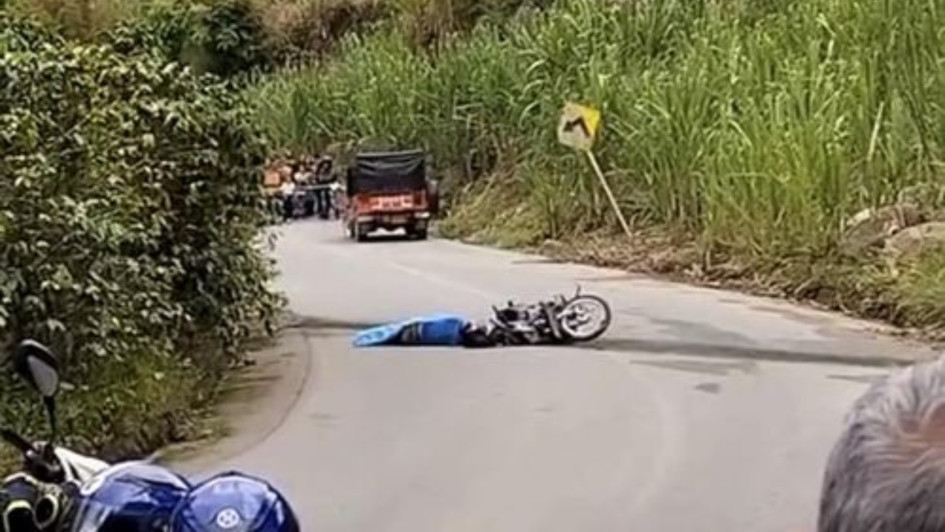 Accidente del sábado, en la vía Neira - Aranzazu.