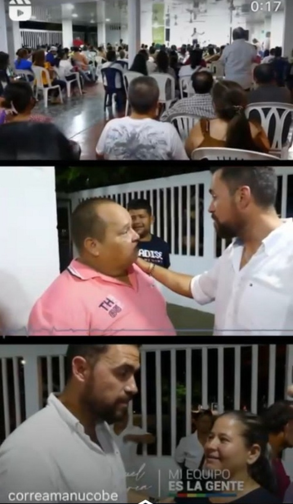 Contratistas con Manuel Correa Foto | Cortesía | LA PATRIA