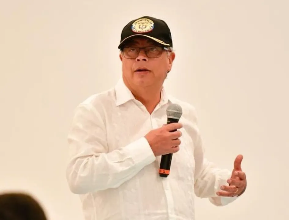 El presidente, Gustavo Petro. 