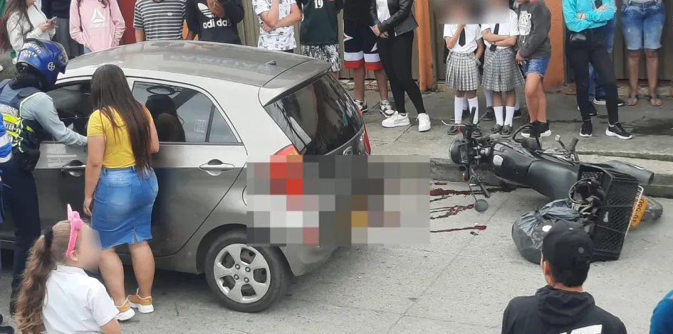 Jorge Agudelo pereció este viernes en un accidente en moto en Neira.