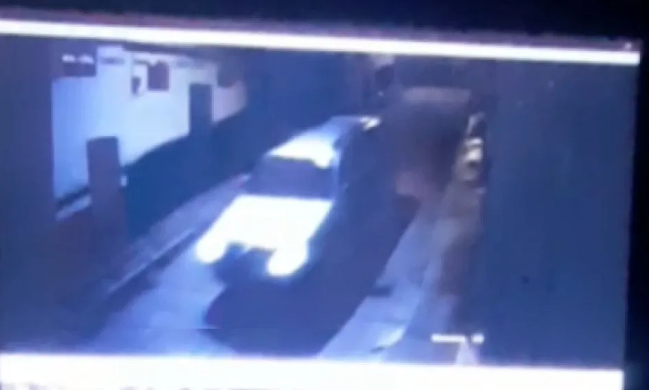 La camioneta sospechosa.